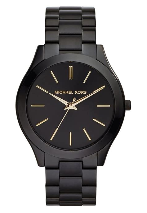 michael kors watch on model black|michael kors access watch black.